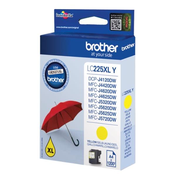 Brother LC225XLY - Giallo - originale - cartuccia d'inchiostro - per Brother DC…