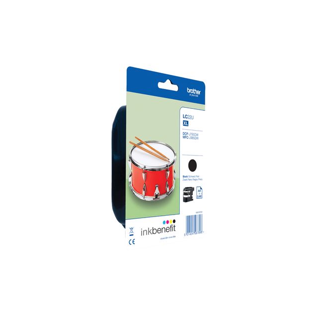 Brother LC22UBK - XL - nero - originale - cartuccia d'inchiostro - per Brother …