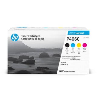 Samsung/HP - Multipack 4 Toner originale - C/M/Y/K - CLTP406C/ELS