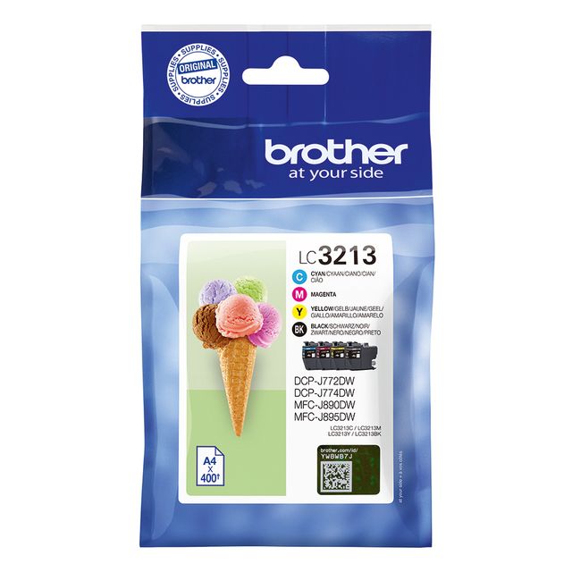 Brother LC3213 Confezione multipla - Confezione da 4 - nero, giallo, ciano, mag…