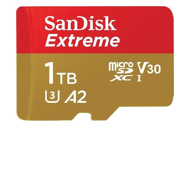 SanDisk Extreme - Scheda di memoria flash (adattatore da microSDXC a SD in dota…