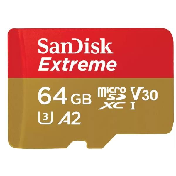 SanDisk Extreme - Scheda di memoria flash (adattatore da microSDXC a SD in dota…