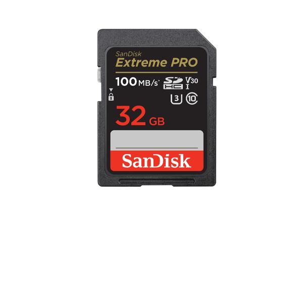 SanDisk Extreme Pro - Scheda di memoria flash - 32 GB - Video Class V30 / UHS-I…
