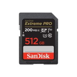 SanDisk Extreme Pro - Scheda di memoria flash - 512 GB - Video Class V30 / UHS-…
