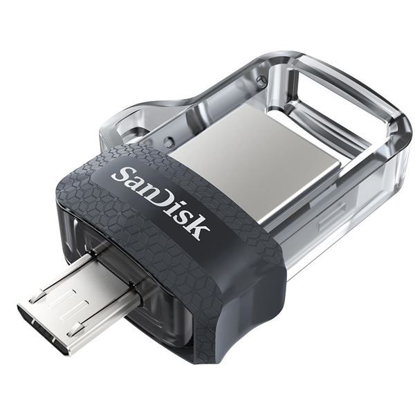 SanDisk Ultra Dual - Chiavetta USB - 64 GB - USB 3.0 / micro USB