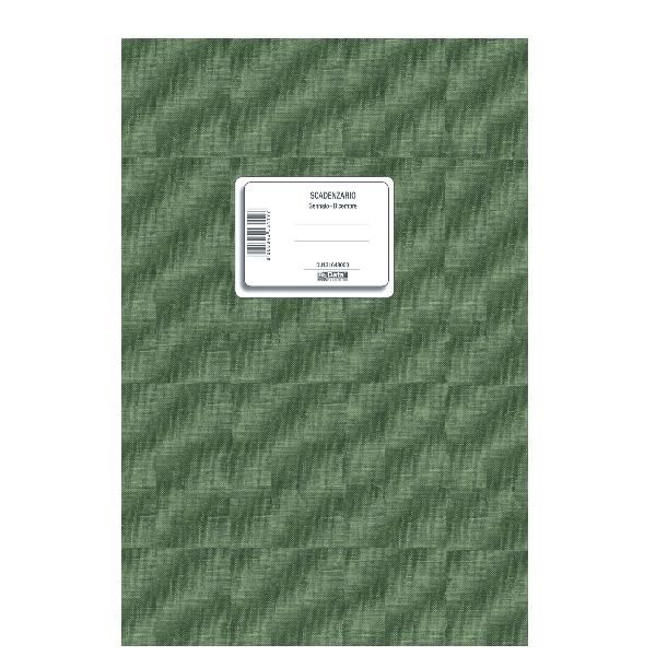 Scadenzario spiralato Gennaio/Dicembre - 29,7 x 21 cm - 8 fogli - Data Ufficio