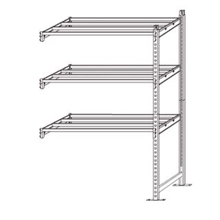 Scaffale Rang'Eco180 - modulo aggiunta - 5 ripiani - portata ripiano 180 kg - 1…