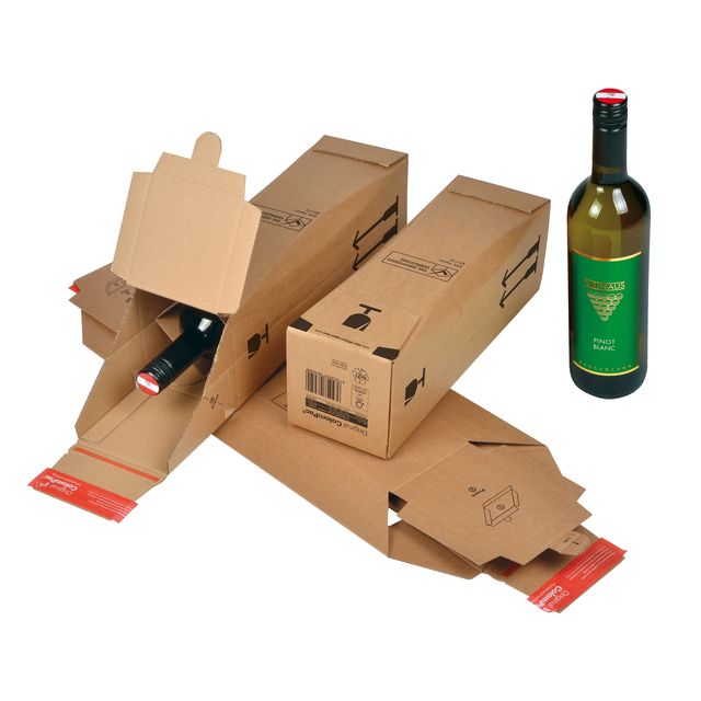 Scatola CP 181 - modulo base per 1 bottiglia - 7,4 x 7,4 x 30,5 cm - cartone - …