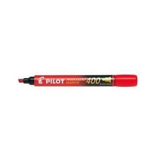 Scatola Marcatore Permanente Markers 400 - punta a scalpello 4,50mm - rosso - P…