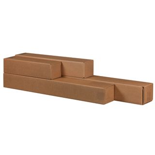 Scatola a tubo Square Box - chiusura a nastro - 10,5 x 10,5 x 87 cm - cartone m…
