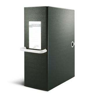 Scatola archivio Big Next - dorso 12 cm - 25 x 35 cm - nero/bianco - Sei Rota