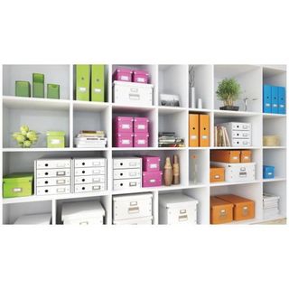 Scatola archivio Click & Store - 22 x 16 x 28,2 cm (A5) - bianco - Leitz