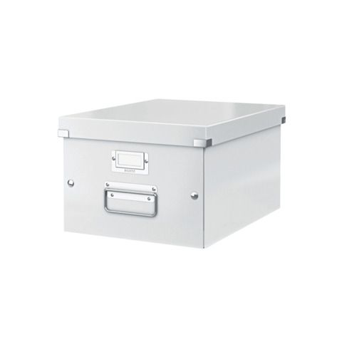 Scatola archivio Click & Store - 28,1 x 20 x 37cm (A4) - bianco - Leitz