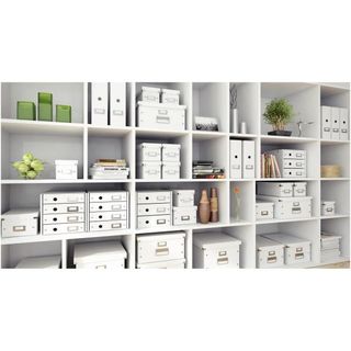 Scatola archivio Click & Store - per CD - 14,3 x 13,6 x 35,2 cm - bianco - Leitz