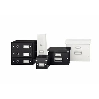 Scatola archivio Click & Store - per CD - 14,3 x 13,6 x 35,2 cm - nero - Leitz
