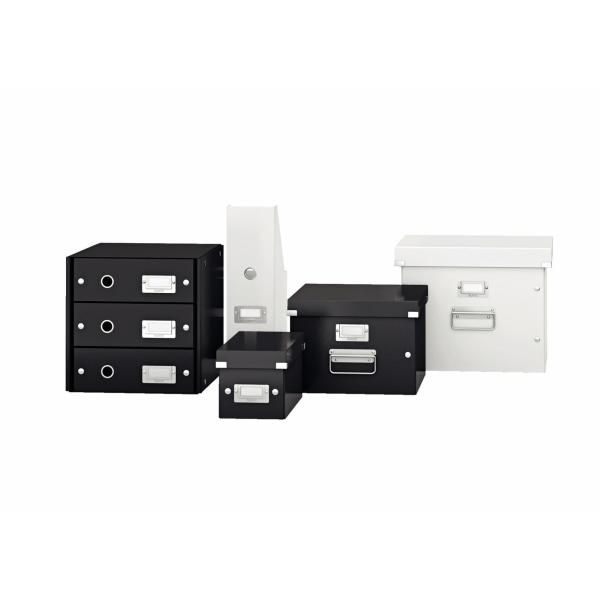 Scatola archivio Click & Store - per CD - 14,3 x 13,6 x 35,2 cm - nero - Leitz
