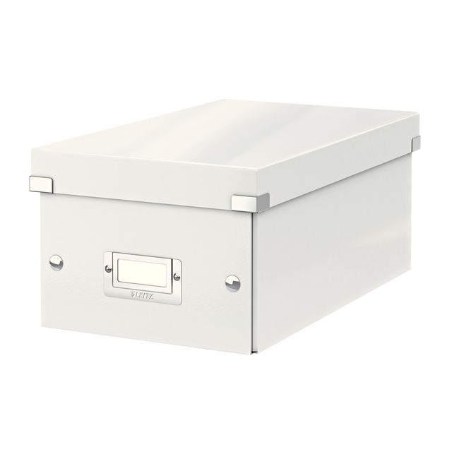Scatola archivio Click & Store - per DVD - 20,6 x 14,7 x 35,2 cm - bianco - Lei…