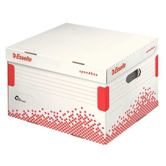 Scatola container Speedbox - Large - 36,4 x 43,3cm - dorso 26,3 cm - Esselte