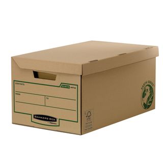 Scatola maxi Bankers Box Earth Series - con coperchio a ribalta - 37,8 x 28,7 x…