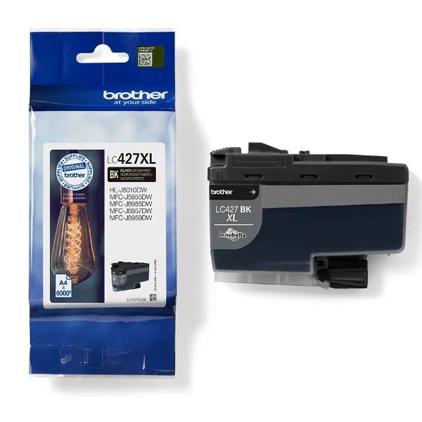 Brother LC427XLBK - Alta capienza - nero - originale - cartuccia d'inchiostro -…
