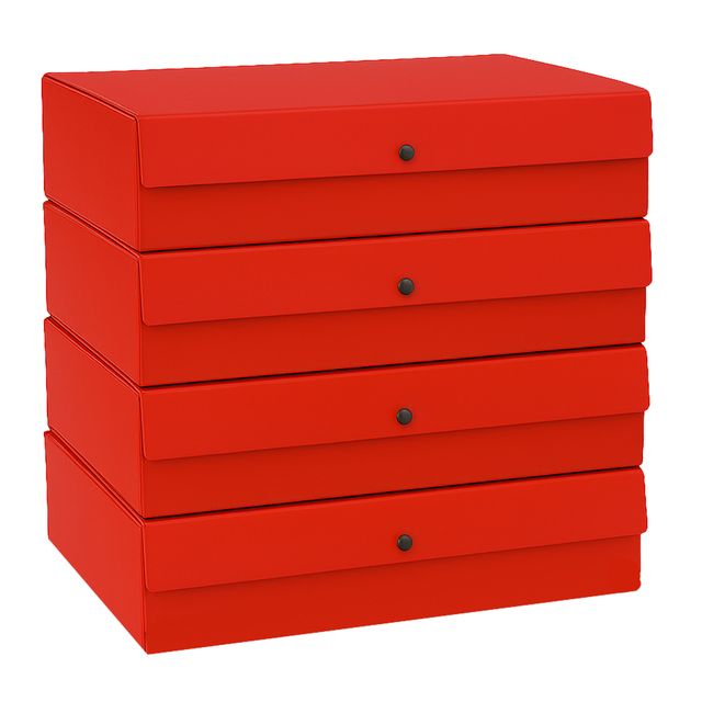 Scatola progetto - dorso 10 cm - rosso - Starline