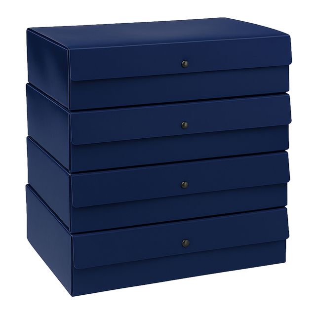 Scatola progetto - dorso 12 cm - blu - Starline