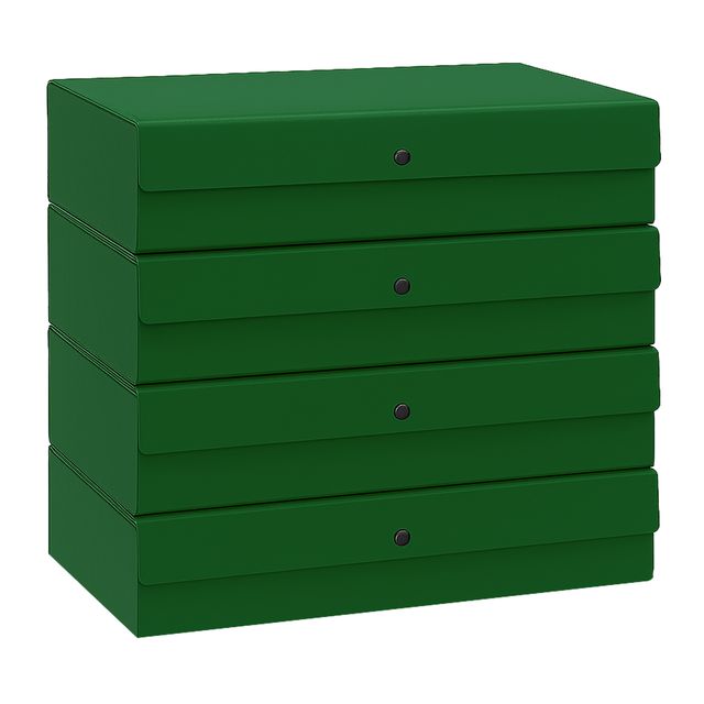 Scatola progetto - dorso 6 cm - verde - Starline