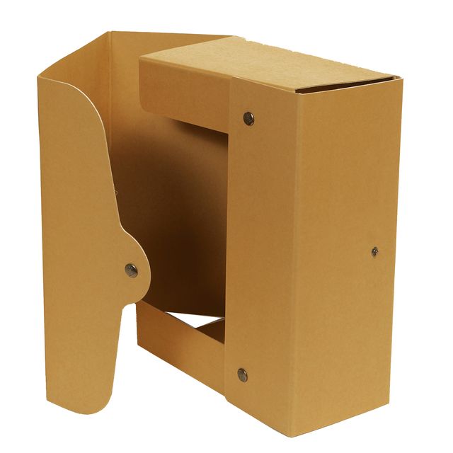 Scatola progetto - dorso15cm - 25 x 35 cm - cartone riciclato FSC - avana - Sta…