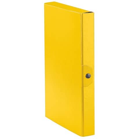 Scatola progetto Eurobox - dorso 4 cm - 25 x 35 cm - giallo - Esselte