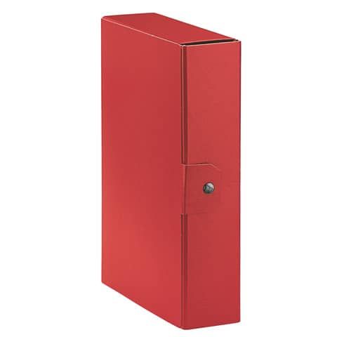 Scatola progetto Eurobox - dorso 8 cm - 25 x 35 cm - rosso - Esselte