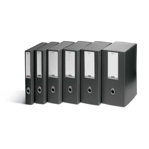 Scatola progetto Plus Vip - 34,5 x 24,5 cm - dorso 8 cm - grigio antracite - Fe…