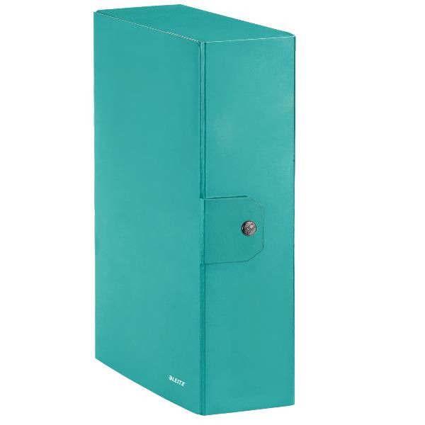 Scatola progetto WOW - dorso 10 cm - acquamarina metallizzato - Leitz