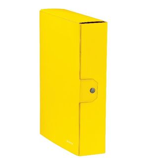 Scatola progetto WOW - dorso 8 cm - giallo - Leitz