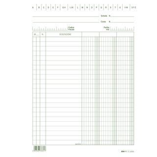 Schede - 3 colonne - 21 x 15 cm verticale - Edipro - conf. 100 pezzi