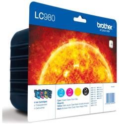 Brother LC980VALBP - Confezione da 4 - nero, giallo, ciano, magenta - originale…