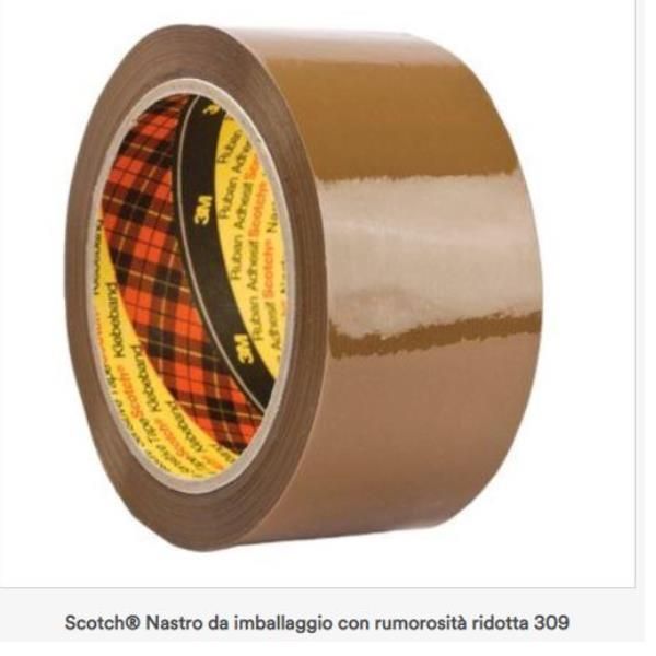 Scotch 309 - Nastro da imballaggio - 50 mm x 66 m - 76.2 mm core - polipropilen…