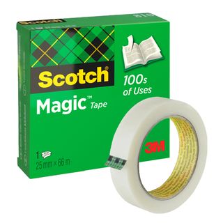 Scotch Magic - Nastro ufficio - 25 mm x 66 m - 2.54 cm core - trasparente