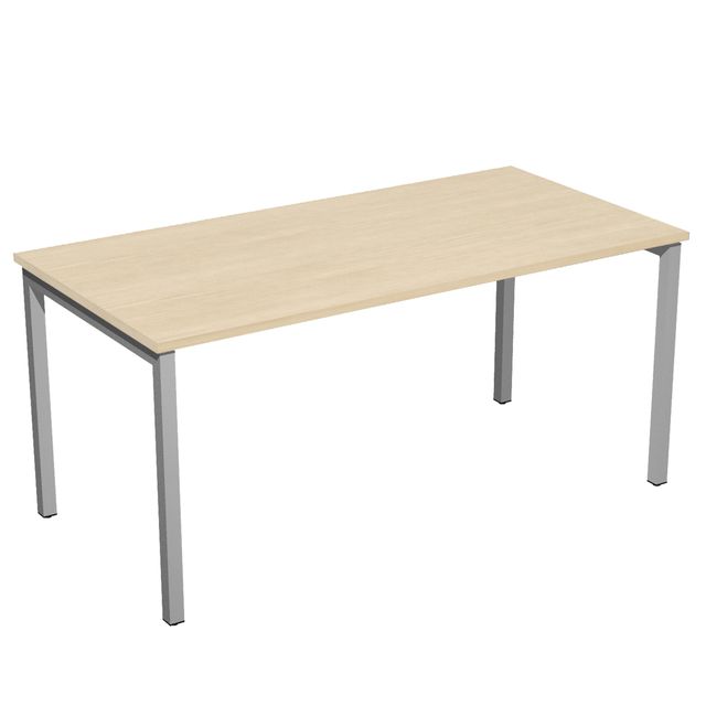 Scrivania Easy Plus - lineare - 120 x 80 x 72,5 cm - faggio