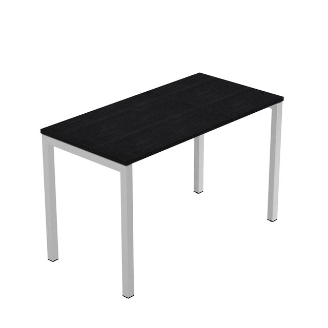 Scrivania Easy Plus - per smartworking - 120 x 60 x 72,5 cm - nero venato frass…
