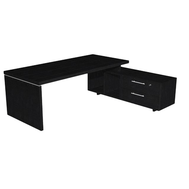 Scrivania Manager Prestige - con mobile servizio reversibile - 180 x 90 x 74 cm…
