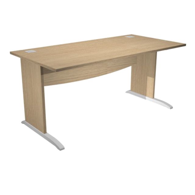 Scrivania Operativa Agorà Basic - fianchi a L melaminico - 140 x 80 x H 73 cm -…