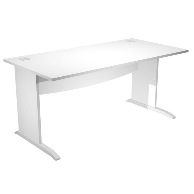 Scrivania Operativa Agorà Basic - fianchi a L melaminico - 180 x 80 x H 73 cm -…