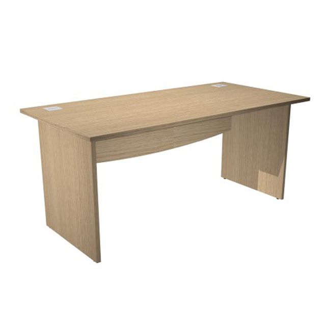 Scrivania Operativa Agorà Basic - fianchi melaminico - 140 x 80 x H 73 cm - rov…