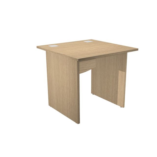 Scrivania Operativa Agorà Basic - fianchi melaminico - 80 x 80 x H 73 cm - rove…