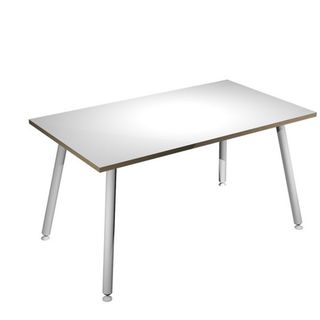 Scrivania Skinny Metal - 140 x 80 x H 74,4 cm - bianco