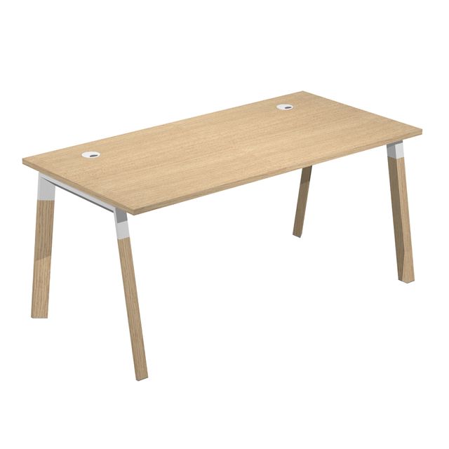 Scrivania Woody Superior - 180 x 80 x 72,5 cm - piano rovere