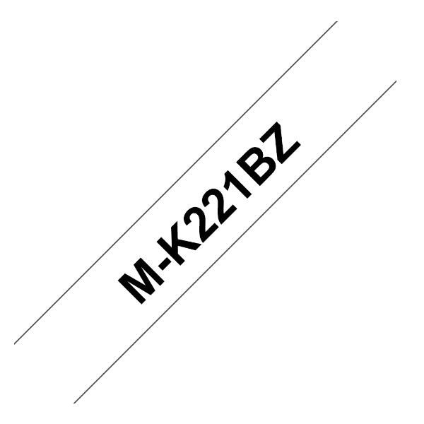 Brother M-K221BZ - Nero su bianco - Rotolo (0,9 cm x 8 m) 1 cassetta(e) rotolo …