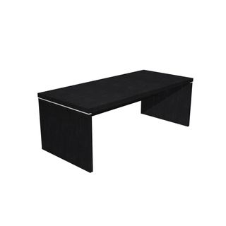 Scrivania direzionale Prestige - 180 x 90 x 74 cm - nero venato