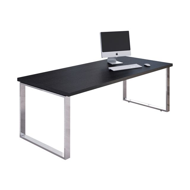 Scrivania direzionale Prestige Metal - 180 x 90 x 74 cm - nero venato