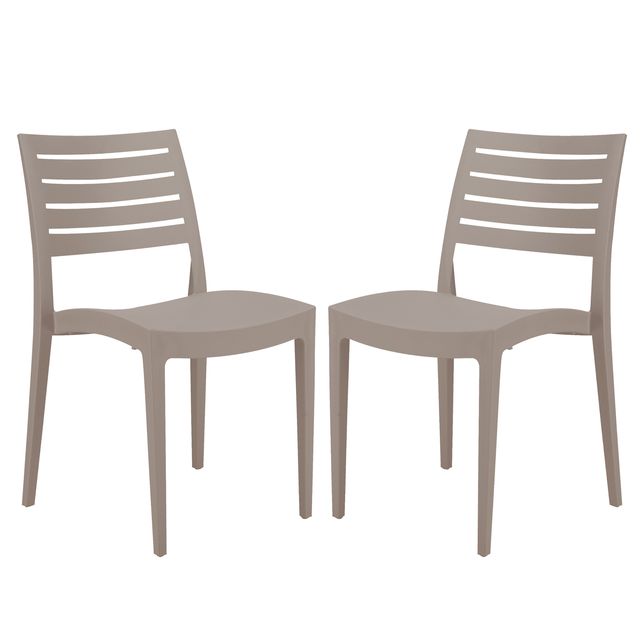 Sedia Firenze - 49 x 51 x 80 cm - polipropilene - juta - Grandsoleil - conf. 2 …